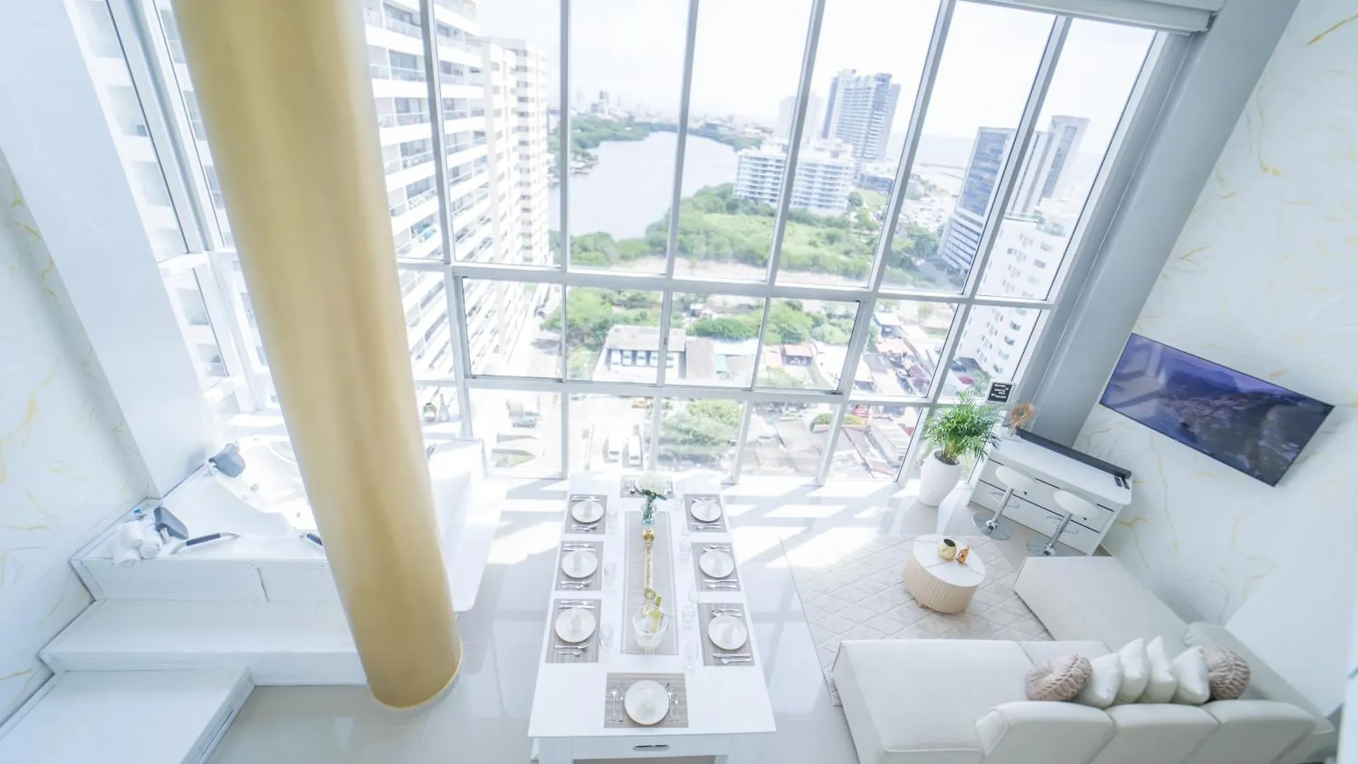 Amazing Luxury Duplex In Penthouse-Style With Private Jacuzzi By Evintra Stays Cartagena Kolumbie